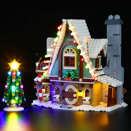 Kit Iluminación Led Para Casa Elf Club Compatible Con Lego