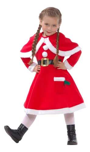 Morph Disfraz Mama Noel Niña,disfraces Mama Noel