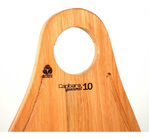 Imagen 5 de 9 de Set De Asado Tabla Madera Con Porta Cubiertos Tramontina