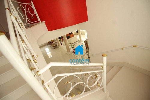 Imagem 28 de 30 de Ca0380 - Casa Com 4 Dormitórios À Venda, 430 M² Por R$ 2.300.000 - Alphaville - Santana De Parnaíba/sp - Ca0380