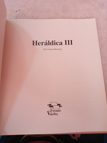 Heráldica Iii García Bermejo Ed Perea (Usado)