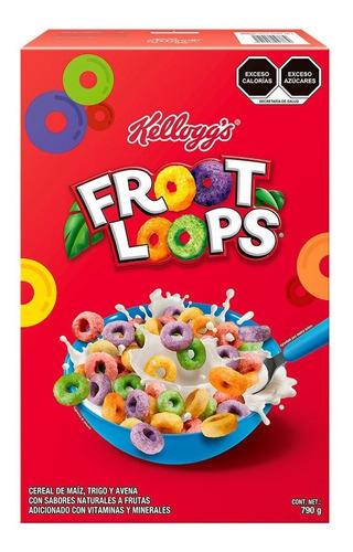 Cereal Froot Loops® De Kellogg's® Caja Grande De 790g
