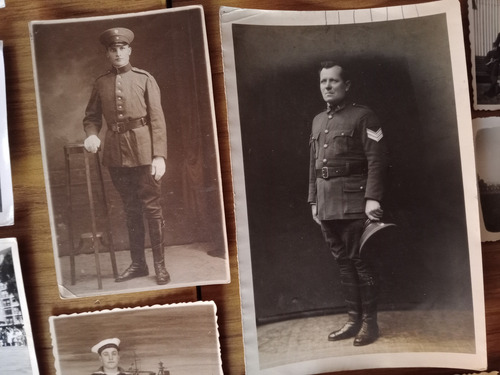 Lote Fotos Antiguas Del Ejército Argentino Y Armada (Usado)