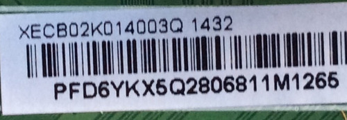 Main Vizio 715g6318-m01-001-004x / Xecb02k014 / E280-b1 (Usado)
