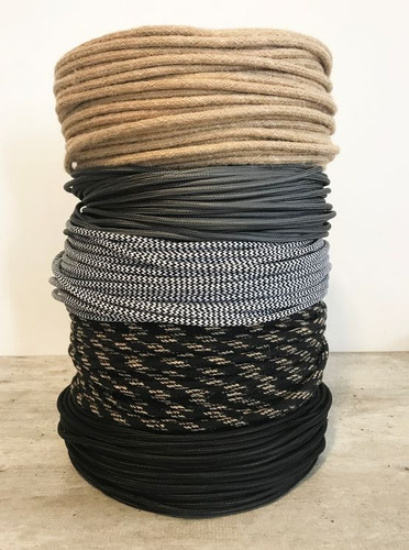 Imagen 7 de 8 de 3 Porta Lamparas + Lamparas Filamento + Cable Textil Vintage Enviogratis