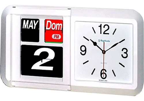 Reloj Calendario De Pared Automatico