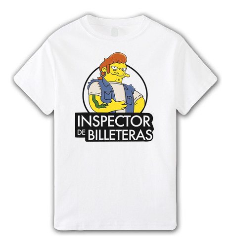 Remera Inspector De Billeteras - Snake Simpsons Unisex 