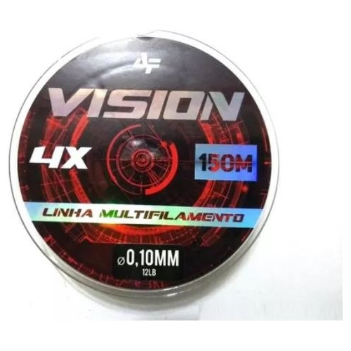 Linha De Multifilamento Vision 4x Da Albatroz 150m 0,10mm