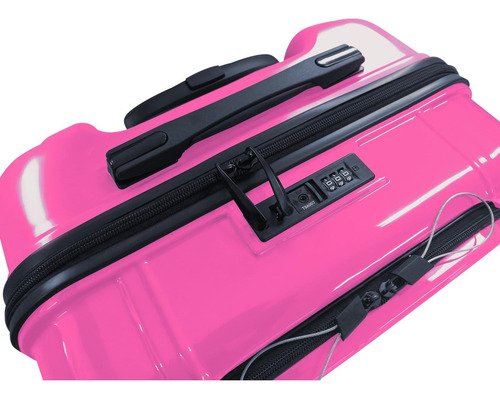 Maleta Skypeak De Viaje Rígida 20'', Color Rosa Abs C/tsa