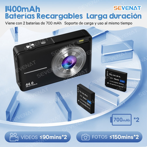 Sevenat 403 BK compacta negro