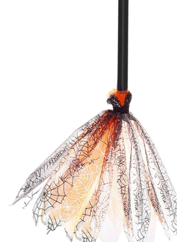 Regalo Clásico De Escoba De Halloween Disfraz De Naranja