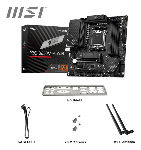 Placa Base Msi Pro B650m-a Wifi Amd B650 Socket Am5 Micro