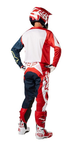 Imagen 2 de 4 de Conjunto Motocross Fox 360 Preme Rojo Azul Winnersport