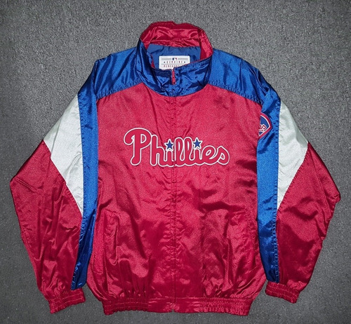 Imagen 2 de 6 de Campera Baseball Majestic Phillies No Nba No Supreme