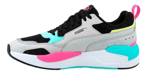 Tenis Puma Para Dama Xray Rosa Cn Gris 37310804 Correr Mujer