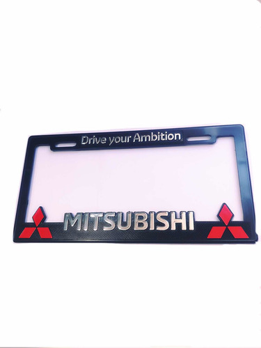 Imagen 3 de 4 de Par (2) Portaplaca Mitsubishi Lancer Outlander Mirage Asx
