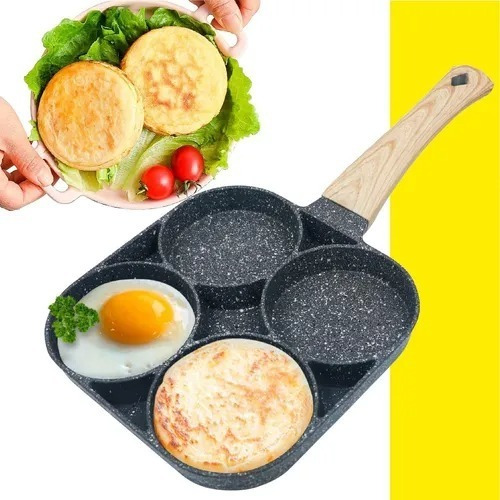 Sarten Antiadherente 4 Puestos Para Huevos Arepas Pancakes