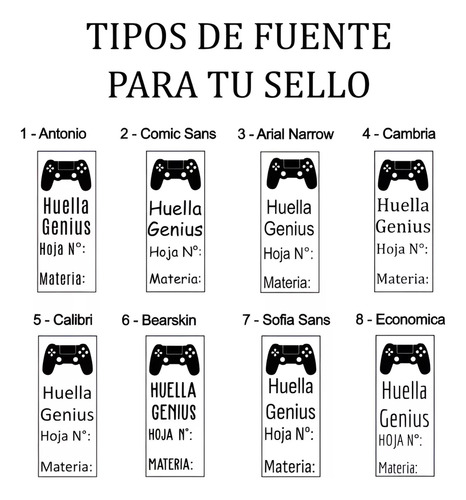 Sello Personalizado Automatik + Texto Hasta 4 Lineas Profesional Escolar