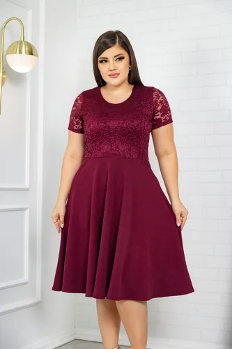 Vestido midi plus size para casamento sale