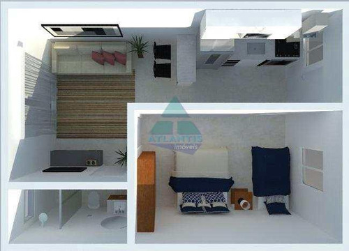 Imagem 7 de 14 de Apartamento Duplex Para Venda Em Ubatuba, Jardim Beira-rio, 1 Dormitório, 1 Banheiro, 1 Vaga - 1072_2-1186428