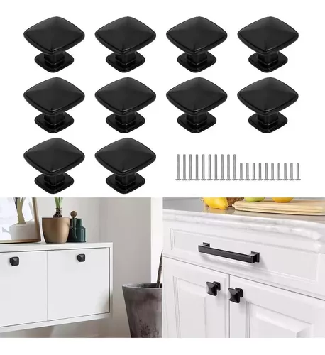 Tiradores de cajón, 10 unidades, accesorios para muebles de cocina,  accesorios para muebles de cocina modernos, pomo de cajón dorado PVD y  manijas