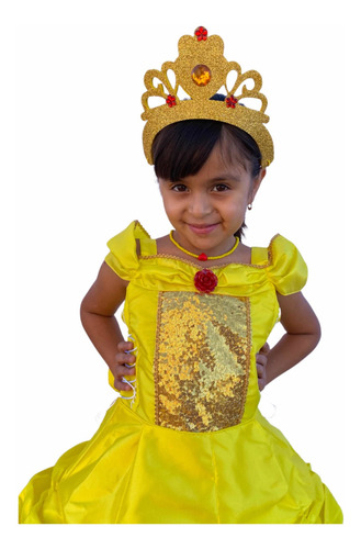 Vestido Princesa Bella - Bella Y Bestia - Vestido Amarillo | Meses sin intereses Vestido Princesa Bella - Bella Y Bestia - Vestido Amarillo | Meses sin intereses