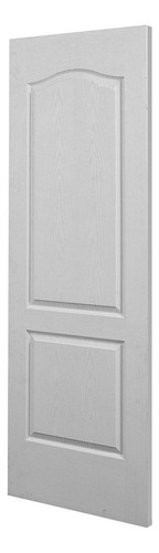 Puerta Interior De Madera 2 Paneles Marco Y Chapa 80 X 213cm Blanco