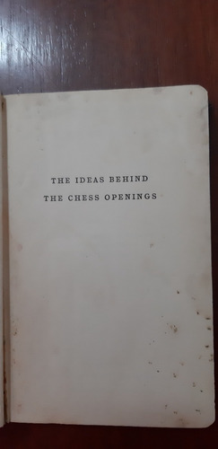 Ideas Behind Chess Openings Fine