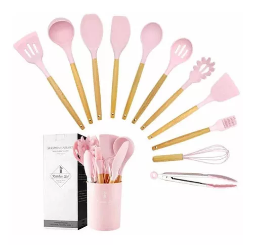 Set de Utensilios para Cocina y Repostería de Silicona - Promart