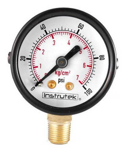 Manómetro Para Compresor Carátula 1.5 , 100 Psi (aire, Gas)