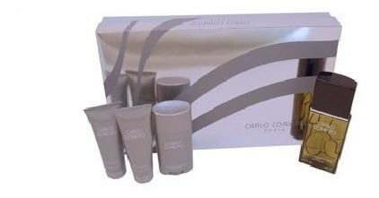 Set Edt 3.3 Onzas Carlo Corinto, Para Hombre, En Spray +