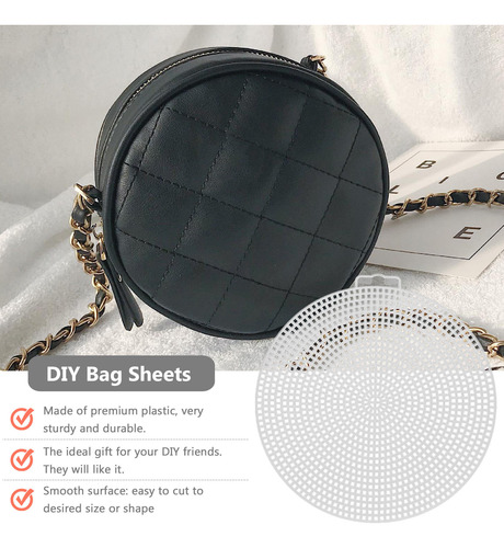 10 Láminas De Malla De Plástico Hechas A Mano Para Coser En
