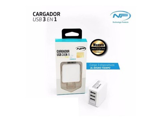 Cargador Usb New Print Carga Rápida 5v 3.4a Oferta!!! Nuevo