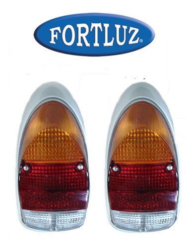 Par Lanterna Fusca 1300l 71 72 73 74 75 Tricolor Fortluz