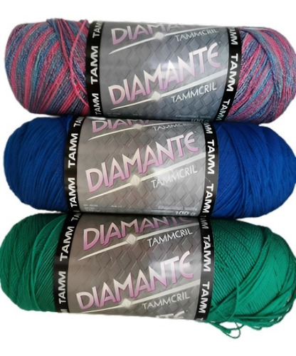 1 Estambre Diamante Omega 100 G Cada Madeja Color A Elegir