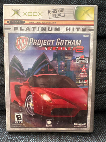 Pgr Project Gotham Racing 2 Xbox Platinum Hits