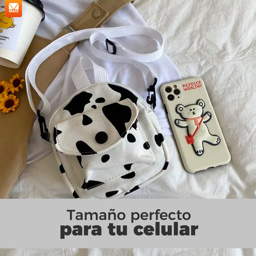 Bolsa Hombro Cruzada Bandolera Crossbody Casual Mujer Zebra