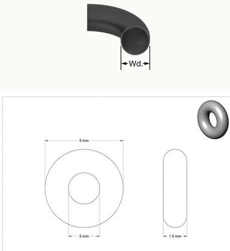 O Ring De Material Viton