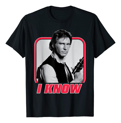 Polera Del Día De San Valentín De Star Wars Han Solo I Kno