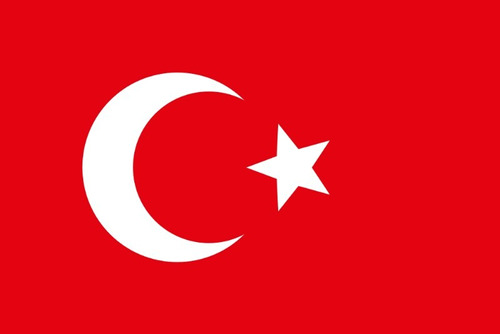 Bandeira Império Turco Otomano Turquia - Poliéster 90x150 Cm