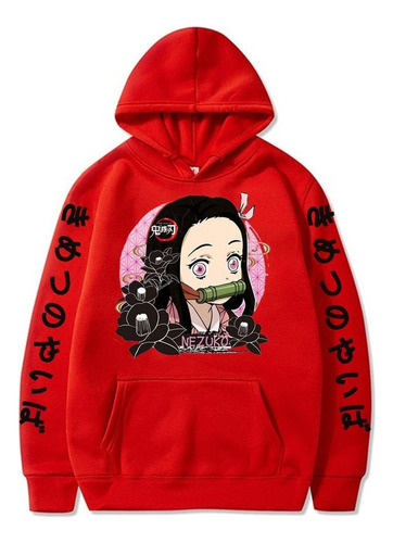 Rt Demonio Slayer Kawaii Nezuko Sudaderas Con Capucha De