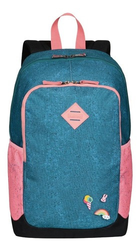 Mochila Magic Fun Pin Sestini Cor Azul E rOSA