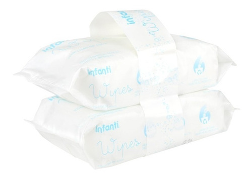 Pack Toallas Húmedas De Agua Infanti Wipes 2x80un.