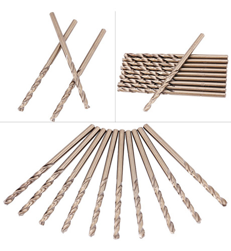 Juego De Brocas De Cobalto M35 Hss-co Para Taladrar En Acero