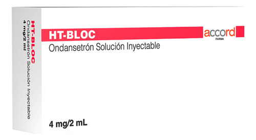 Ondansetrón 4 Mg Solución Inyectable Ht Bloc 1 Ampolleta