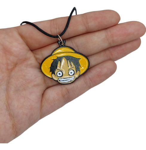 Collar Monkey D. Luffy - Anime : One Piece De Metal 03