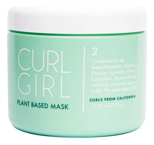 Mascara Curl Girl Plant Based Rulos Ph Extra Acido X300g