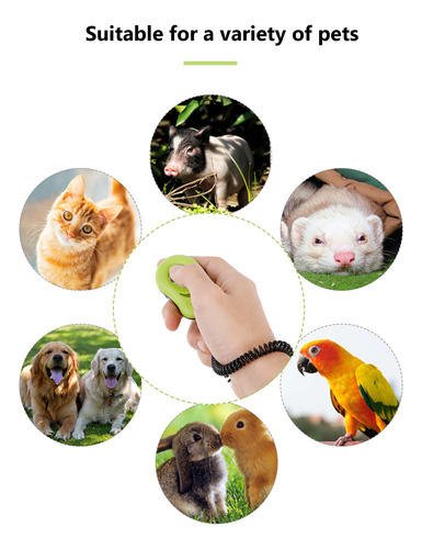 Pet Clicker Para Adiestrar Perros, Gatos, Pájaros Y Caballos