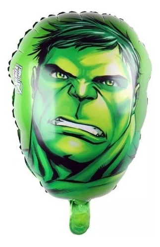 Globo Hulk Avengers Cabeza 45x45cm X1u