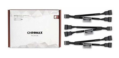 Ventilador Noctua Na-syc1 Chromax.black, 4 Pin Y-cables For 